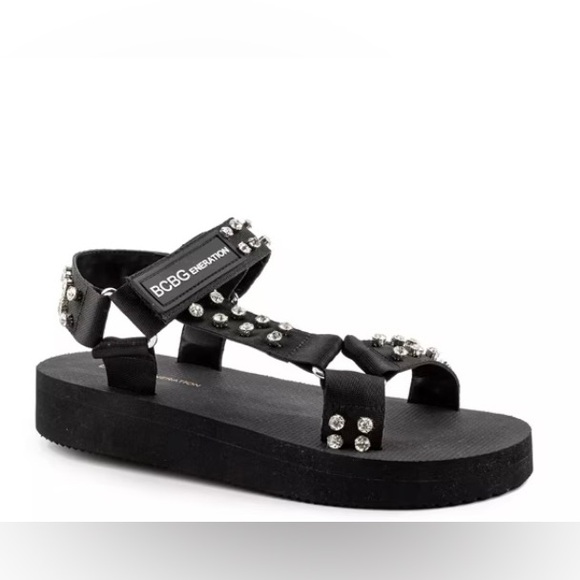 BCBGeneration Parna Sandal in Black Size 8 - Picture 1 of 9